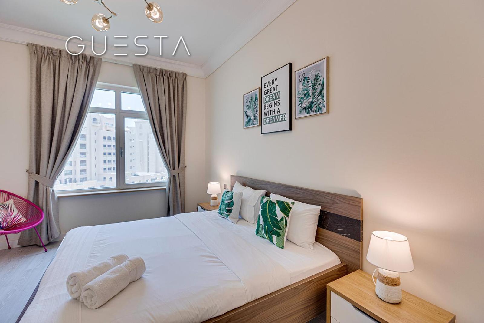 Shoreline The Palm, Free Beach & Pool Access دبي الغرفة الصورة